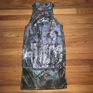 Silver Sequin tank/tunic